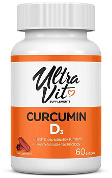 ULTRAVIT CURCUMIN D3 60 капсул ULTRAVIT CURCUMIN D3 60 капсул